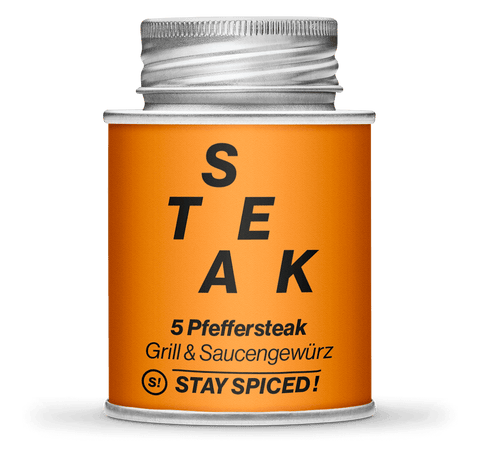 5 Pfeffersteak - Grill & Saucengewürz