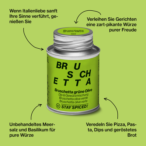 Bruschetta grüne Olive