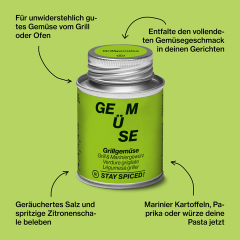 Grillgemüse - Grill & Mariniergewürz