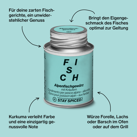 Alpenfischgewürz mit Kräutern