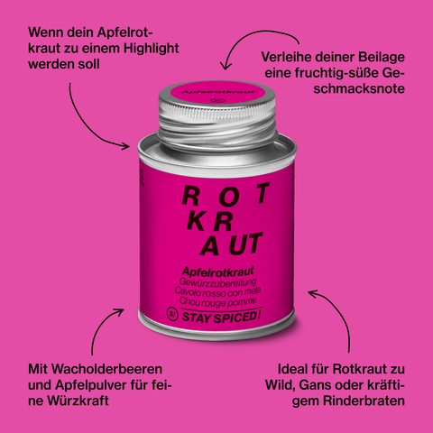 Apfelrotkraut Gewürz