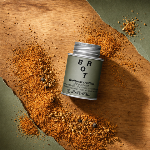 Bread spice "rustic" coarsely ground with black cumin