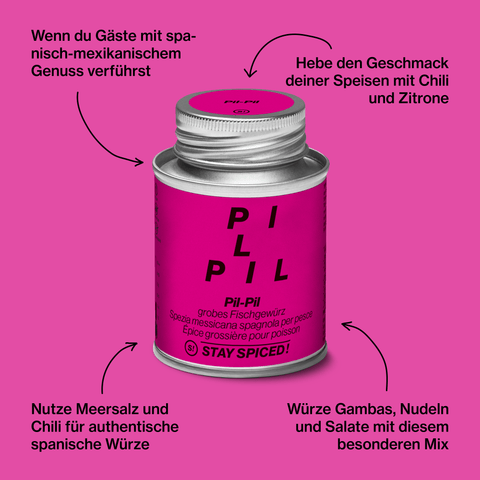 Pil Pil - orig. mexikanisch spanisches Fischgewürz, grob