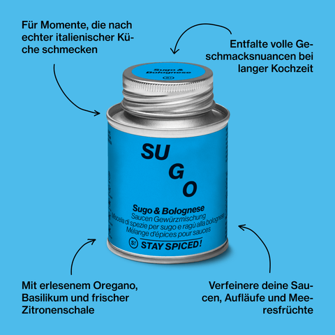 Sugo und Bolognese Gewürz