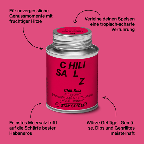 Chili-Salz, extra scharf - FEIN