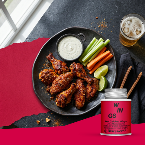 Hot Chicken Wings - Grill & Mariniergewürz