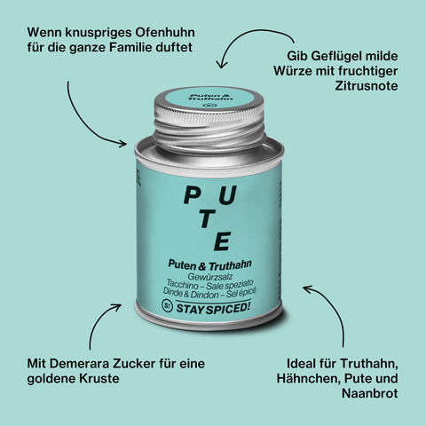 Puten & Truthahn Gewürzsalz