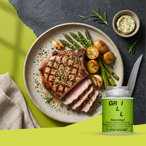 Pork & Beef - Kräuter Gewürzzubereitung
