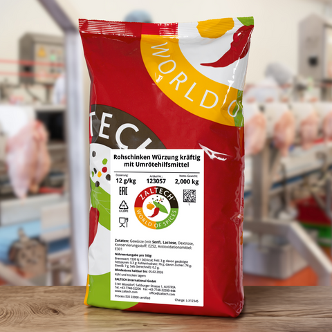 Raw ham seasoning strong with reddening agent in 2 kg bag